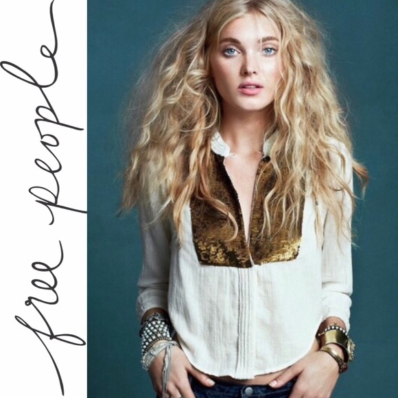 Free People Tops - Free People New Romantics Sequin Top