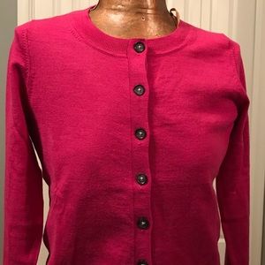 Like new raspberry cardigan
