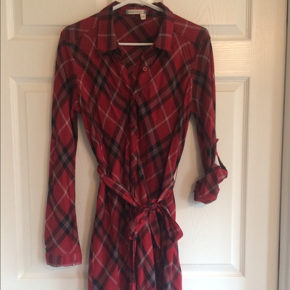 Women's Chelsea & Violet plaid dress Large