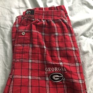 UGA flannel pj pants