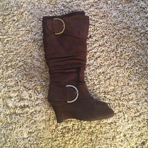 Naughty Monkey Brown boots - never worn