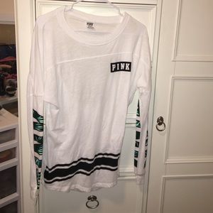 White VS Pink open back long sleeve🎉😍💞