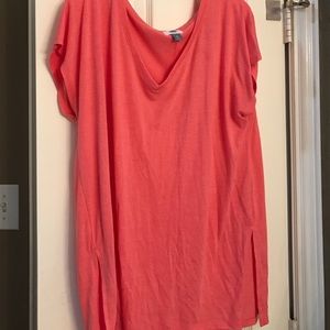 Old Navy coral tunic