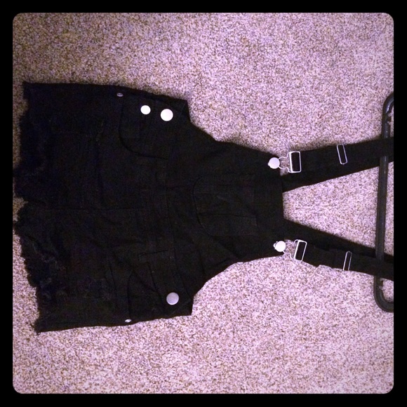 Empyre Black Jean Overalls