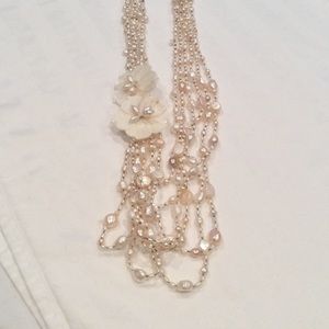 Multiple Stranded Beaded Necklace