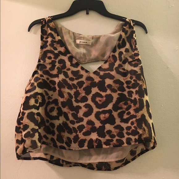 Cheetah crop top