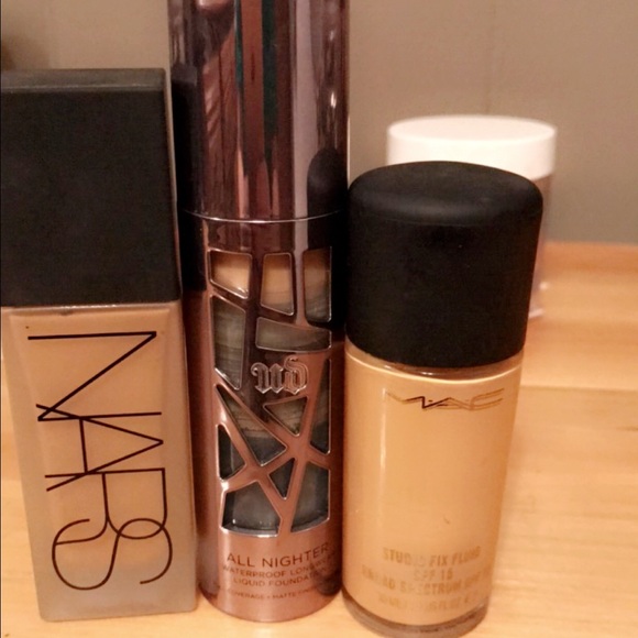 Nars, urban decay, and mac foundation bundle