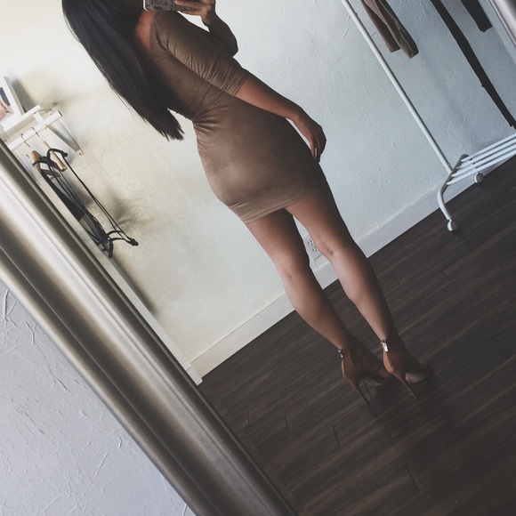 LAST One! • Tan Dress • - Picture 2 of 3