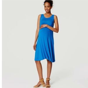 LOFT Maternity Sleeveless Swing Dress