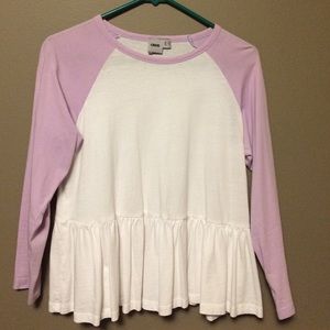 Long sleeve baseball tee