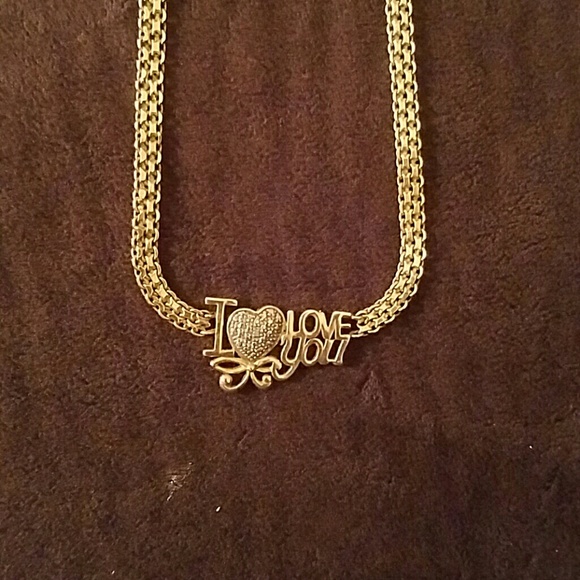 I love you necklace