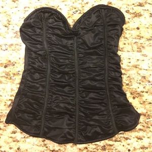 Adorable black XS bebe corset