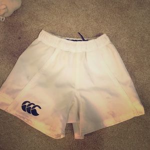 Canterbury white rugby shorts XS