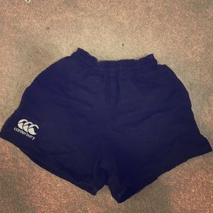 Canterbury black rugby shorts sz 26 (XS)