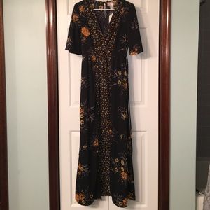 Top Shop Floral Maxi Dress