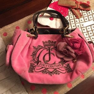 Pink juicy couture purse bag