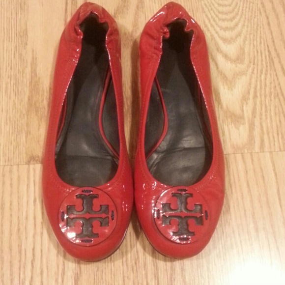 Tory Burch Shoes - Tory Burch red flats