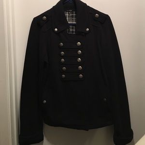 Double Buttons Black Knit Maurices Jacket Sz.M.