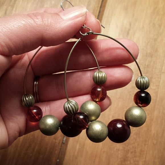 Large Fashion Statement Hoop Earrings