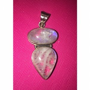 Sterling Silver Moonstone Pendant