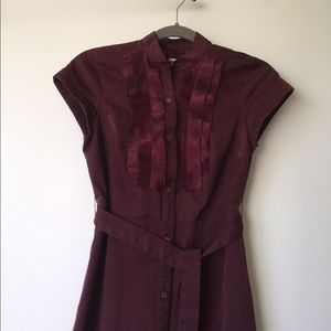 Merona Buttoned Purple Dress