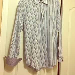 Bugatchi Mens Dress Shirt.