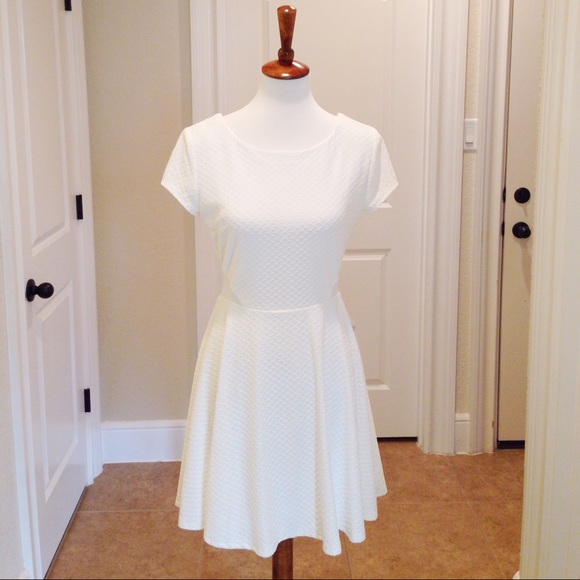 NWT B Darlin white side cutout party dress - Picture 2 of 6