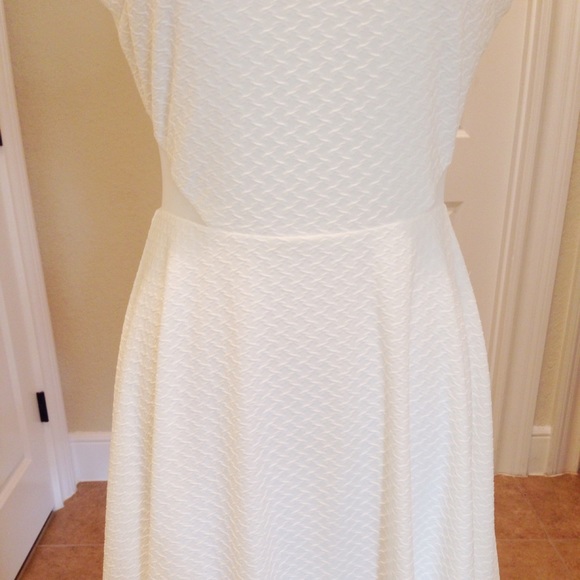 NWT B Darlin white side cutout party dress - Picture 5 of 6