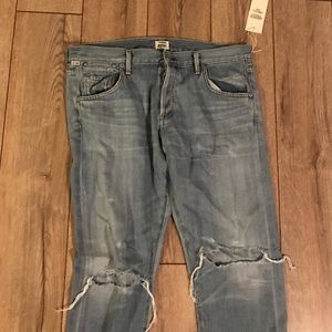 New Citizens of Humanity boyfriend ankle jeans 29