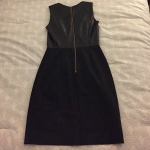 Banana Republic Black Leather Dress