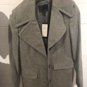 Banana Republic Melton Wool Fitted Jacket