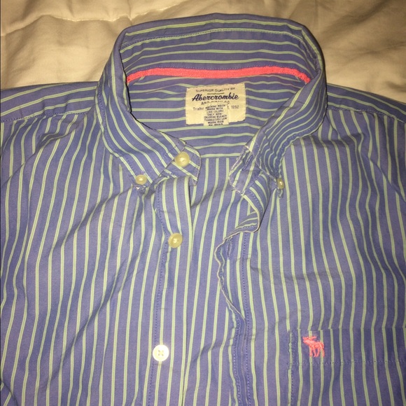 🔴SOLD🔴 Abercrombie Blue with White Stripes