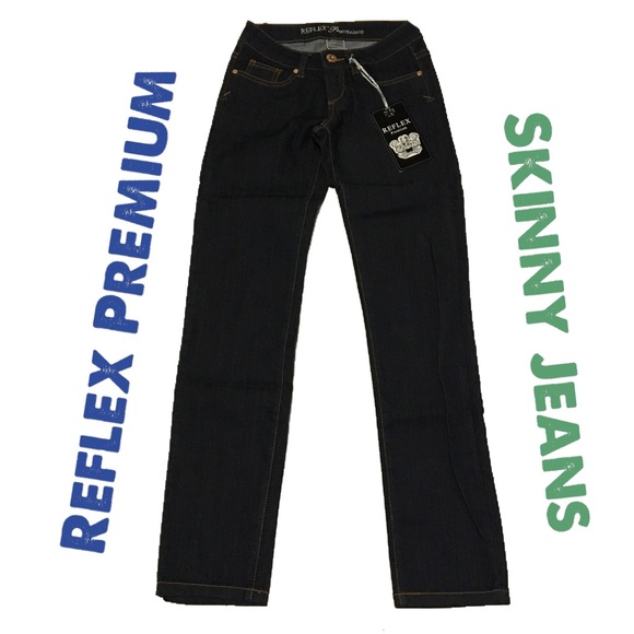 Dark Denim Skinny Jeans - Picture 2 of 5