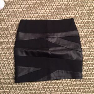 Wet Seal Short Black Mini Skirt