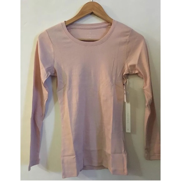 BNWT long sleeve layering tee- baby pink, Caslon - Picture 1 of 4