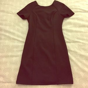 Black, body-con T-Shirt Dress