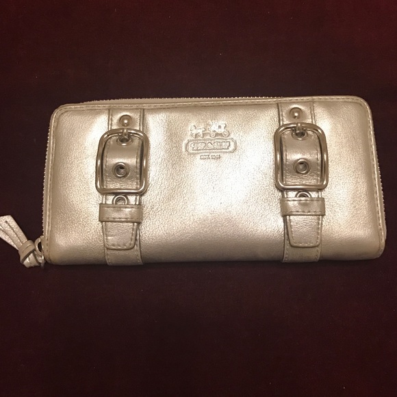 Coach Silver Buckle Wallet
