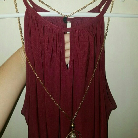 CUTE MAROON BLOUSE - Picture 2 of 4