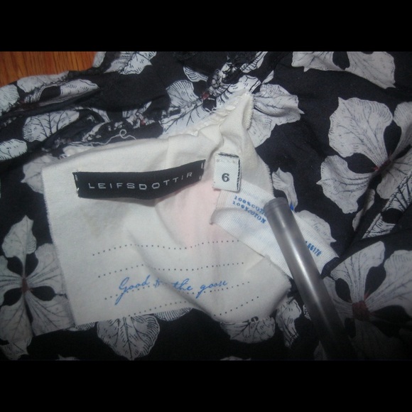 Anthropologie Leifsdottir Floral Smocked Blouse - Picture 4 of 4