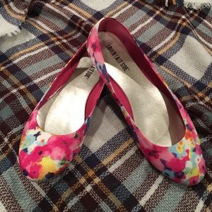 Floral shoes