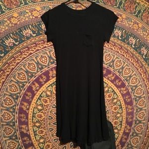 BDG black fall dress with front pocket
