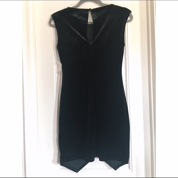 Faux Velvet cocktail dress - Picture 2 of 4