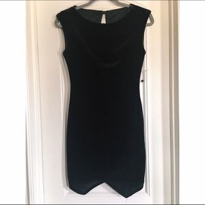 Faux Velvet cocktail dress