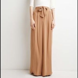 Forever 21 Belted Wide Legged Pants