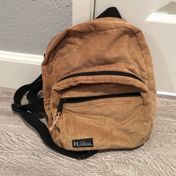 Mini Corduroy Backpack