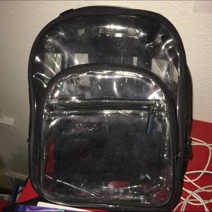 Clear backpack