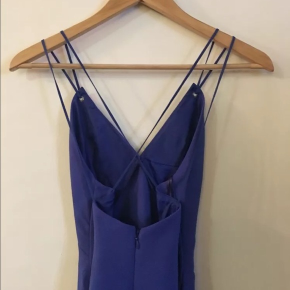 BNWT Midi Topshop Eyelet strap dress blue - Picture 3 of 4