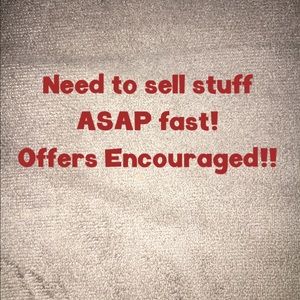 Stuff has got to go!