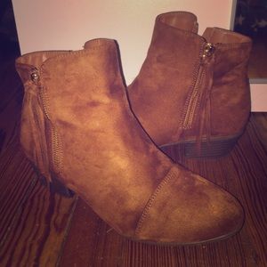 Ankle Suede Booties