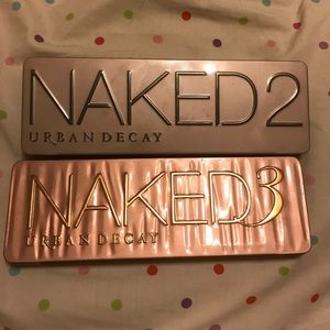 Naked 2 and Naked 3 palettes